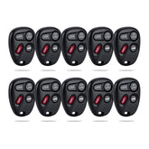 4 BTN Car Key Fob Keyless Entry Remote Replacement for 2002 - 2007 GMC Envoy 2004 - 2007 Buick Rainier MYT3X6898B  KR-C4RF
